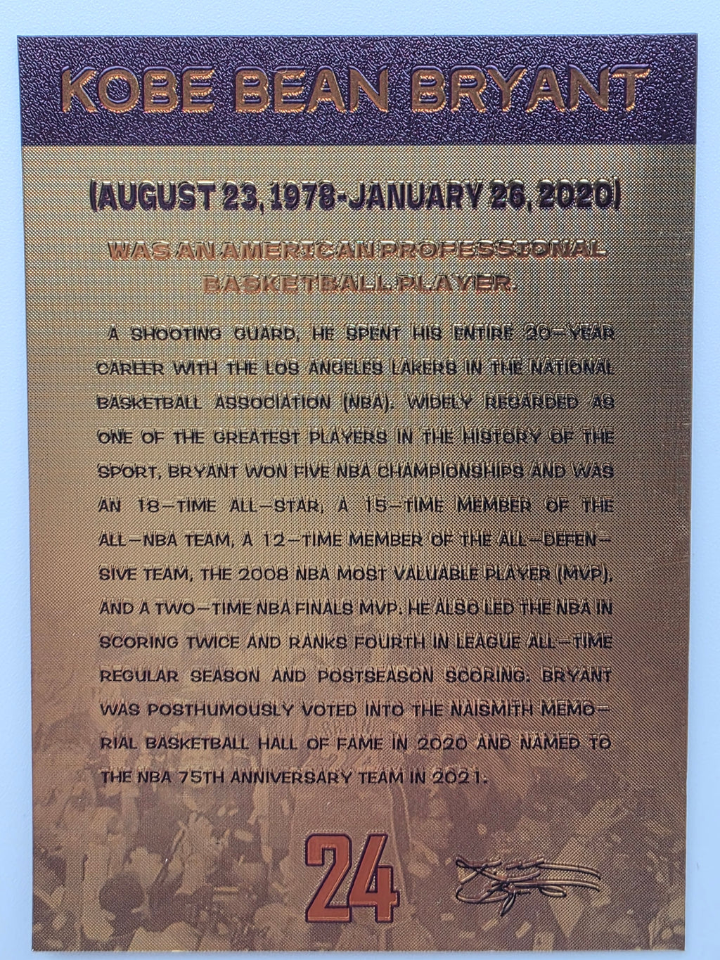 Kobe Bryant Collectable