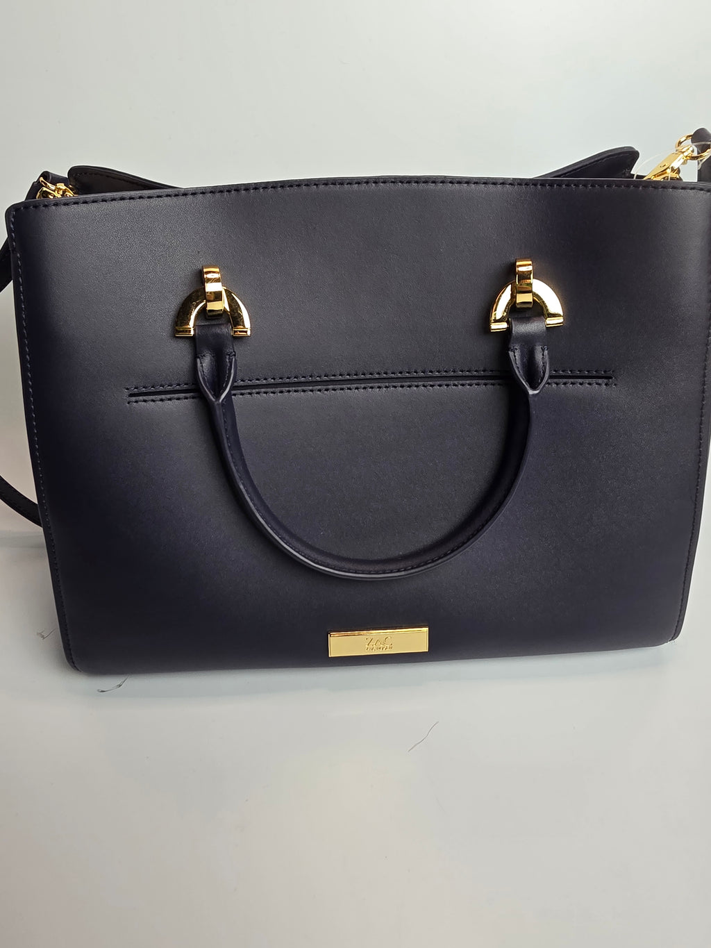 ZAC Zac Posen Leather Satchel Bag EARTHA BARREL SATCHEL OCEAN